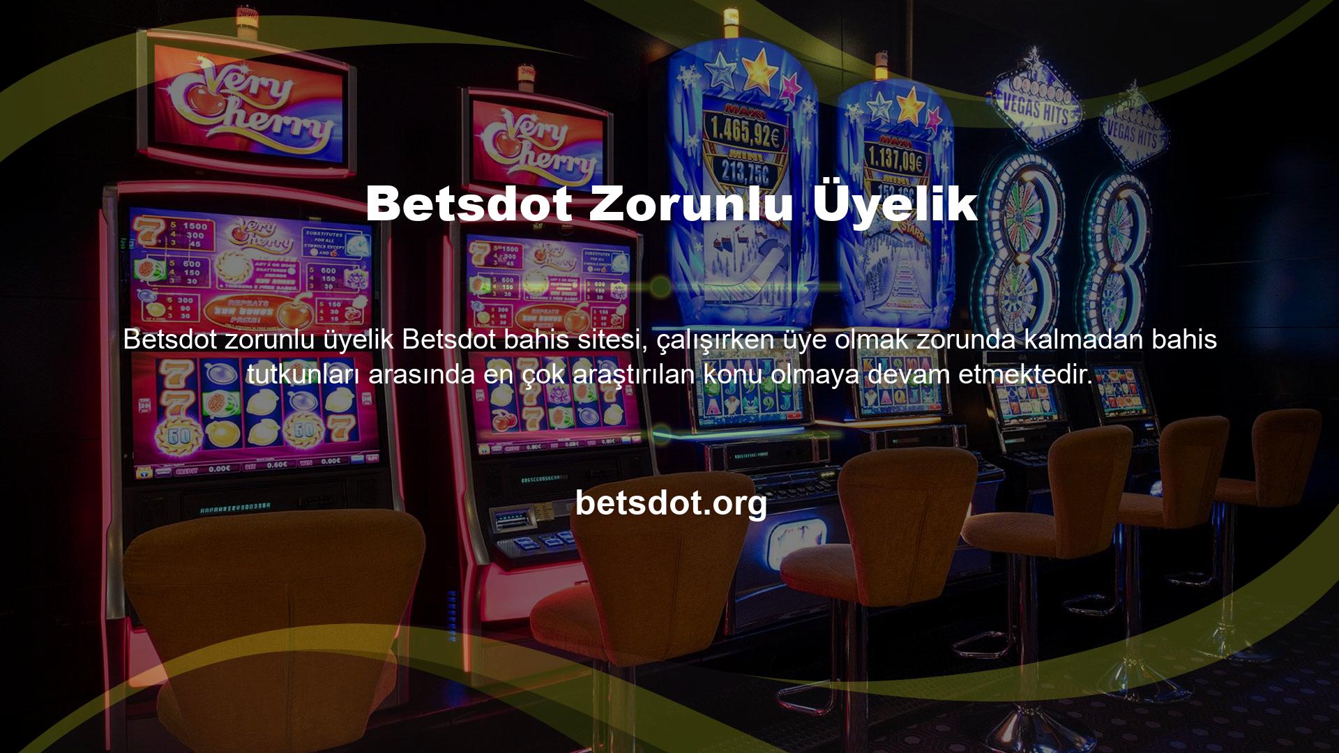 Bahis meraklılarının en önemli durağı olan sitede oldukları sürece, asit sözlüğü olarak bilinen herhangi bir şeyden kaçınmak için farklı alanları kontrol ederler